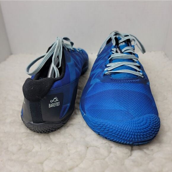 Merrell Vapor Glove 3 Barefoot Mens Size 13 Blue Running Shoes - Picture 7 of 10